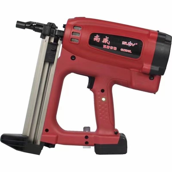Versatile Cordless Gas Actuated Tool for Concrete Construction Li-ion Battery Powered