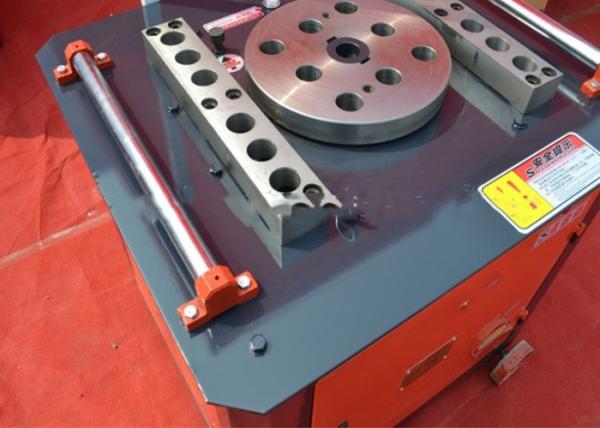 Foot Clutch Efficient Reinforcement Bending Machine , GW50 Electric Round Bar Bending Machine