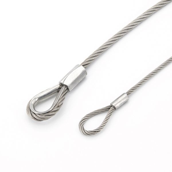 1.5mm - 2.5mm 7x7 cuerda de alambre de acero inoxidable Flexible y firme