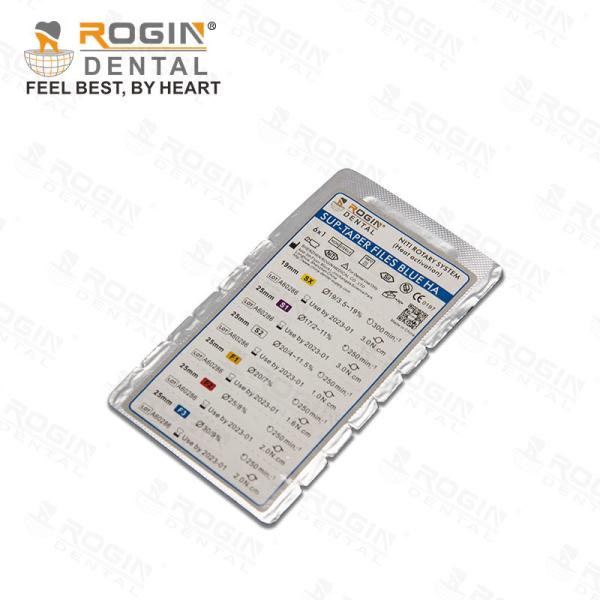 19, 21, 25, 31 Length SX-F3 Niti Rotary Files Blue Heat Activation