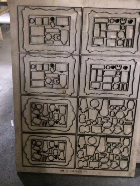 High power CO2 laser cutting machine for die board wood and hard wood cutting