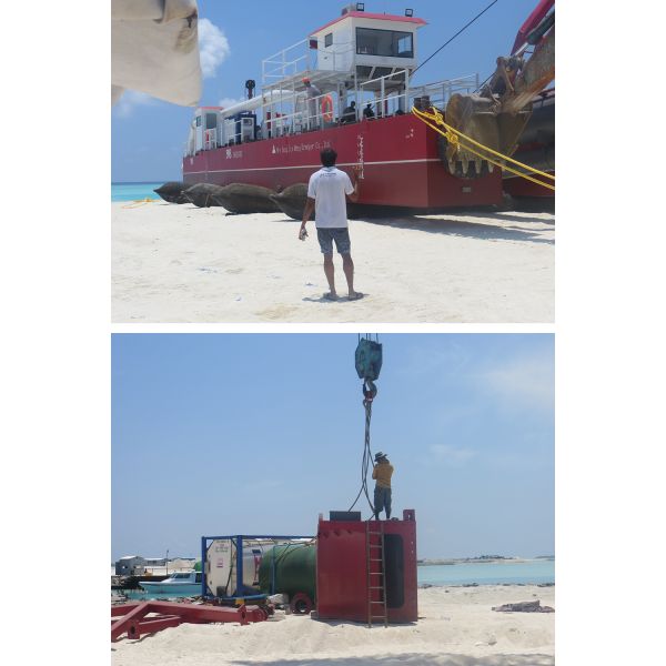 Reliable Cutter Head Suction Dredge Equipment Easy Transportation And Assembly