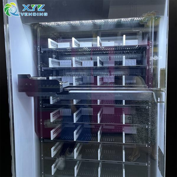 Hot Sale 24 Hour Convenient Store Touch Screen Fast Heated Hot Meal Vending Machine Hot Food