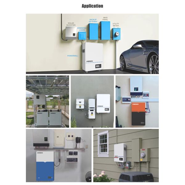 Инвертор с зарядом аккумуляторов Долговечность LiFePO4 солнечное хранилище 5kWh 10kWh LiFePO4 литийная батарея резервная