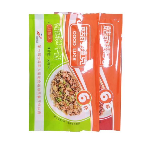 175*150mm Snack Food Packaging Bag Fin Seal Side Gusset Pouch 9 Colors