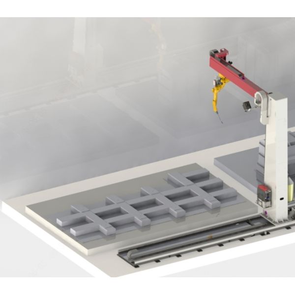 Steel Structure Construction Robotic Welding Machine Automated Welding Machine