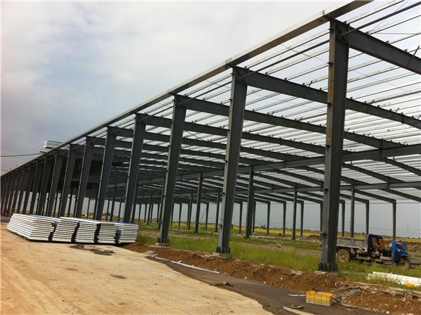 50-Year Painting Prefabricated Steel Frame Buildings for Agriculture