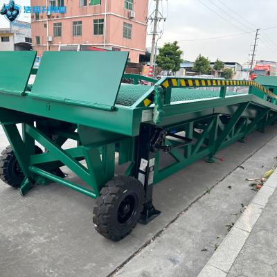 Rampe de quai hydraulique ODM pour chariot élévateur portable pour le chargement de conteneurs de camions