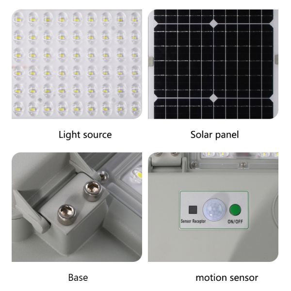 Outdoor Waterproof Solar Light 100W 200W 300W Integrated All In One Led Street Light