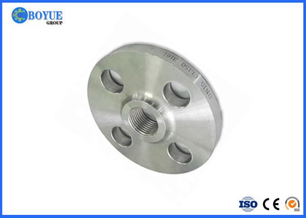 ASTM F316 / 316L F321 Stainless Steel Threaded Flange Forged SCH80 Size 2 - 48