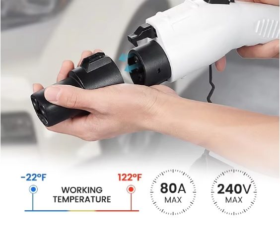 EV Charger Adapter Precision Made for Tesla Model 3 S X Y Standard Charging Ports for Hassle Free Connection and Power Supply