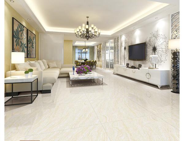 600x600mm Polished Porcelain Tiles White Grey AAA Grade