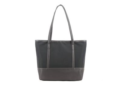 Fashionable Canvas Tote Bags Custom Made Wear Resistant With Zippered Pocket