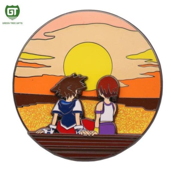 Hard Enamel custom lapel pins with own factory Price and fast proof design