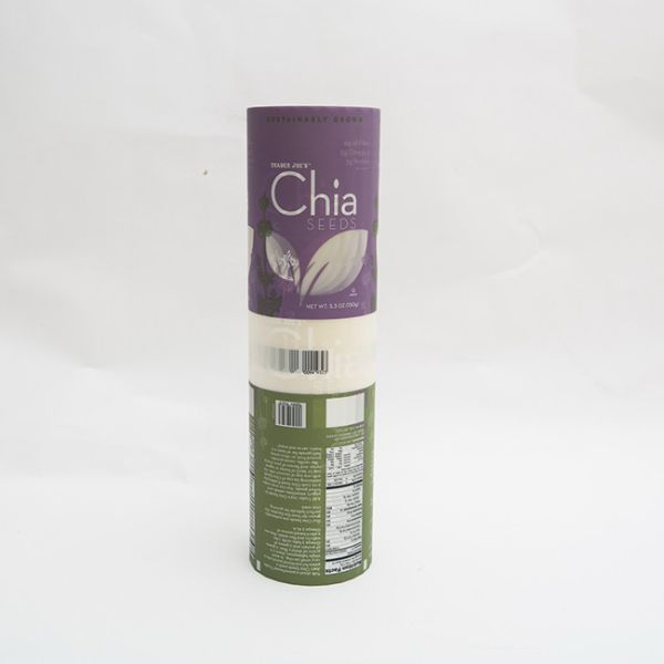 8.5oz Chia Seeds Printed Shrink Wrap Packaging Flexible Antimicrobial Films Food Packaging