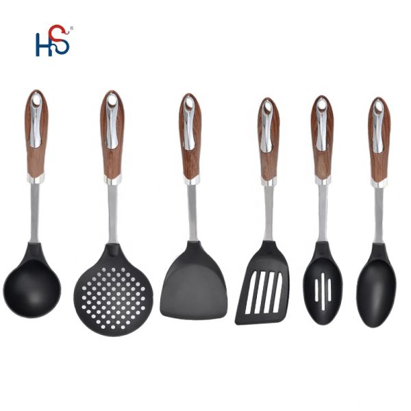 Support Sustainable Kitchen Utensil Set Wooden Handle Cooking Tools and Gadgets 2022