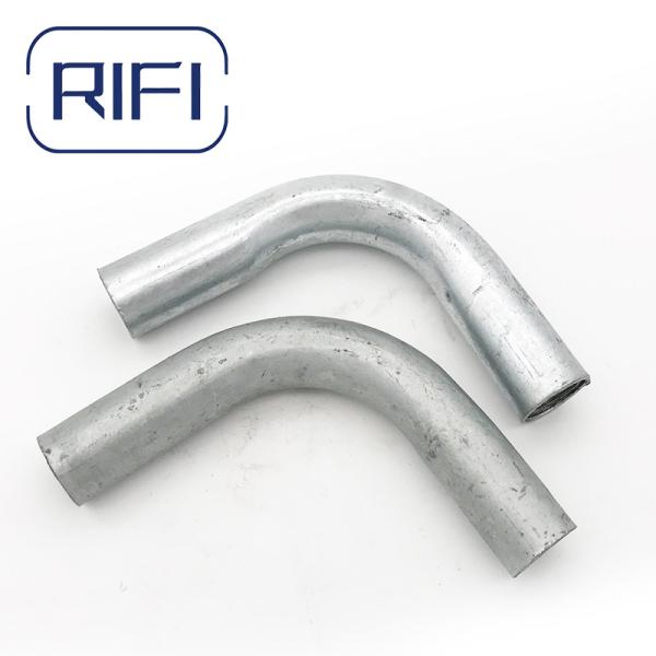 Malleable Iron Solid Elbow Hot Dip Galvanized Compatibility Fits With GI Conduit Pipes