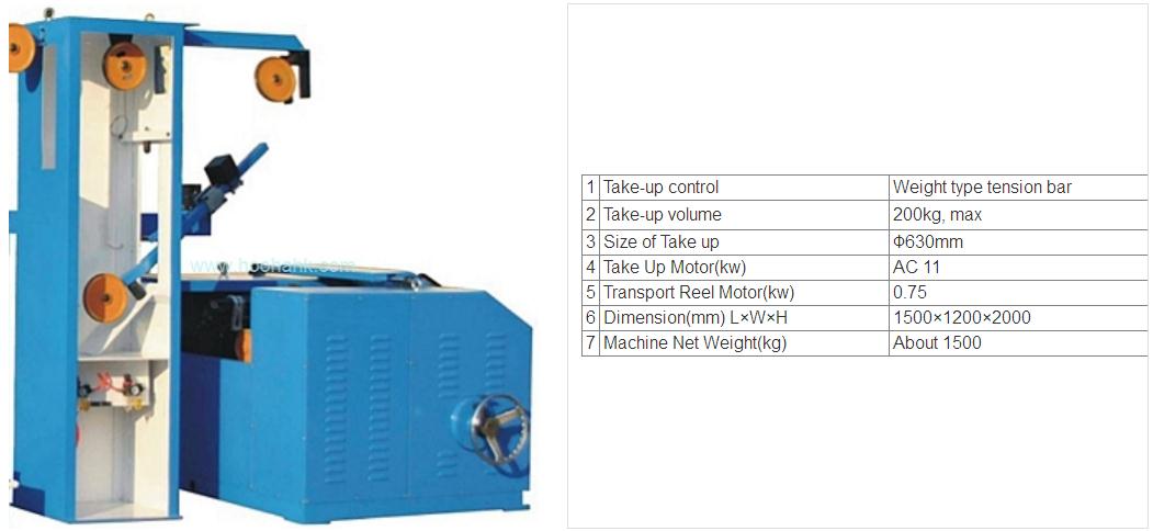 ISO 415V машина чертежа провода 3 участков промежуточная с Annealer