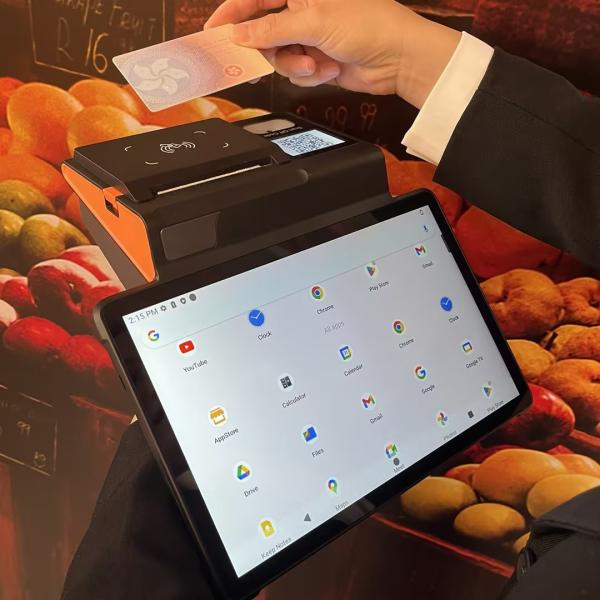 6400mAh Battery NFC POS Terminal 11 Inch NFC POS Machine Android 14