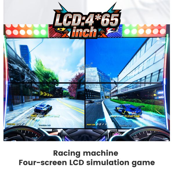 Street Phantom DX Racing Arcade Machine – Thrilling 2-Player Experience