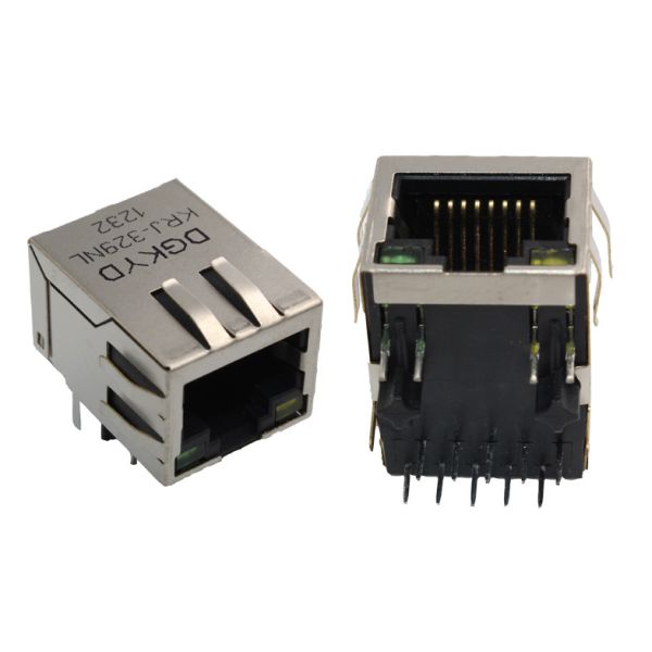 90 защищаемый степенью соединитель локальных сетей rj45 гигабита со штепсельной