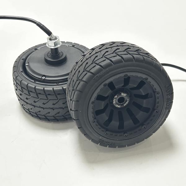4輪駆動電動車用の高効率の24VDCハブエンジン