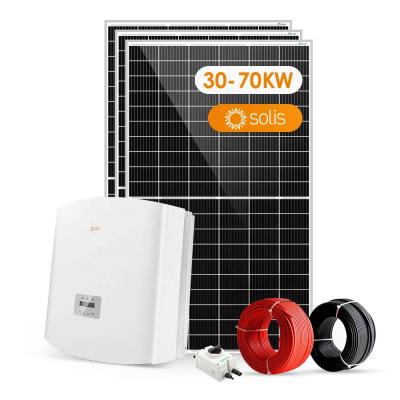Long Life Home Battery System 30KW 70KW Grid Tie Solar System