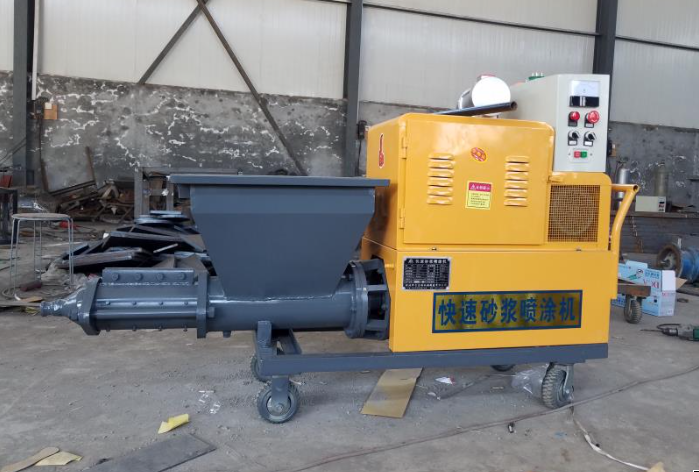 Automatic Wet Cement Wall Plastering Spraying Machine Spring Making Machine