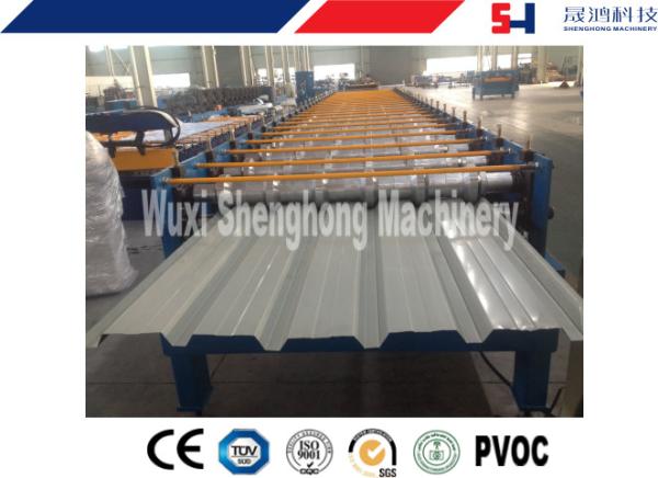 380 Voltage Steel Cold Roll Forming Machine , Sandwich Panel Making Machine