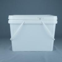 recipiente de empacotamento do armazenamento plástico retangular do produto comestível da cubeta 20kg