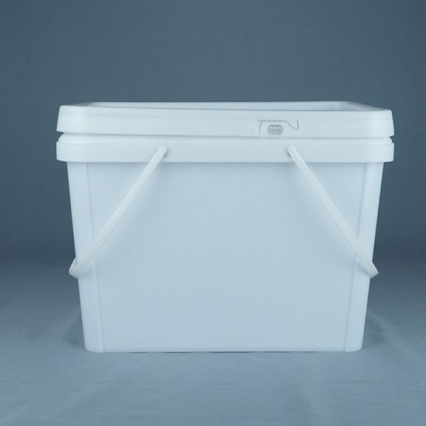 20kg Square Plastic Bucket Customized For Anti Stone Paint