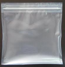 High Transparent Embossed Texture Vacuum Bags for Food Packaging