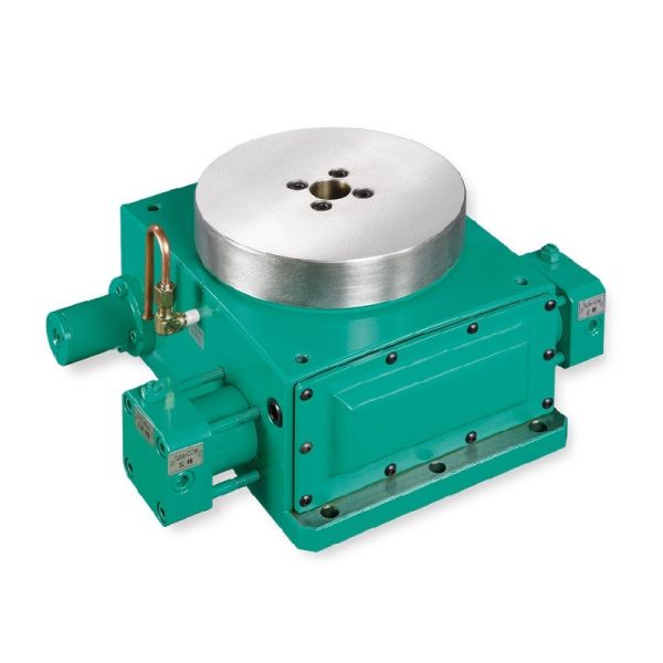 Large Diameter Hydraulic Rotary Indexing Table Providing 200 800 mm Table Diameters Plus 55 1950 Kgf m Load Torque