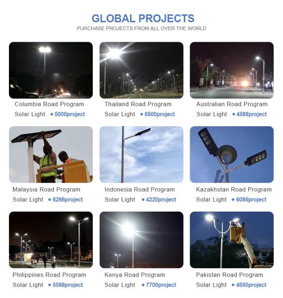 400W integrated solar street lamp for political affairs project IP65 waterproof solar lamp