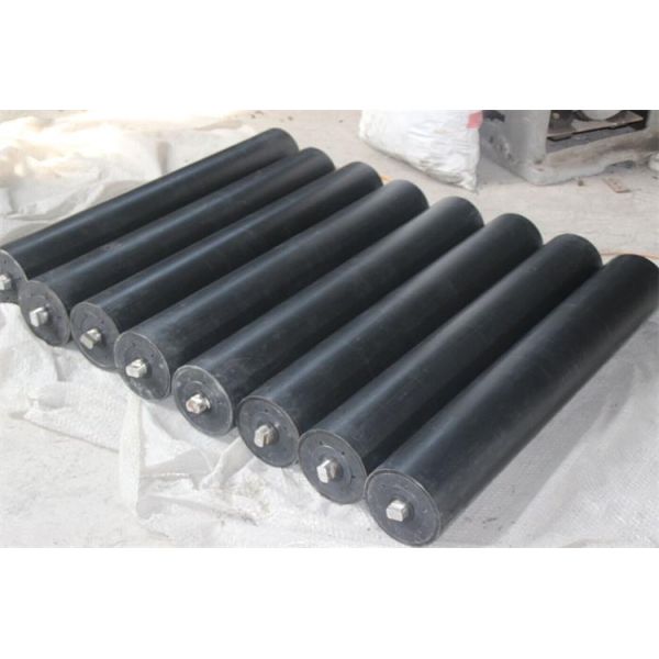 HDPE Impact Resistance Polymer Gravity Conveyor Idlers Rollers For Heavy Industrial