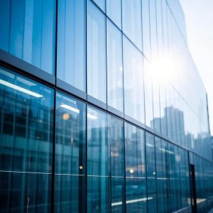 Explosion Proof Reflective Low E Glass Curtain Wall Safety Panel