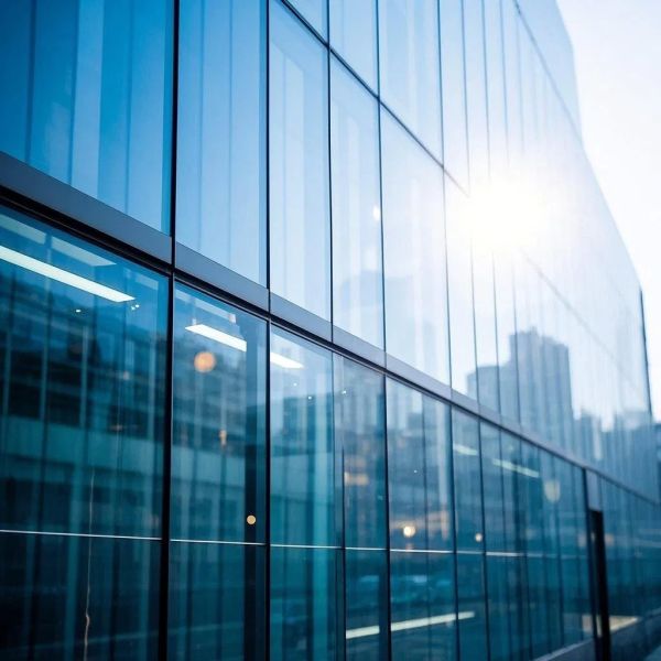 Explosion Proof Reflective Low E Glass Curtain Wall Safety Panel