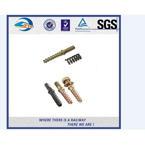 Square Head Steel Railway Sleeper Screws Spike For Zambia Railway