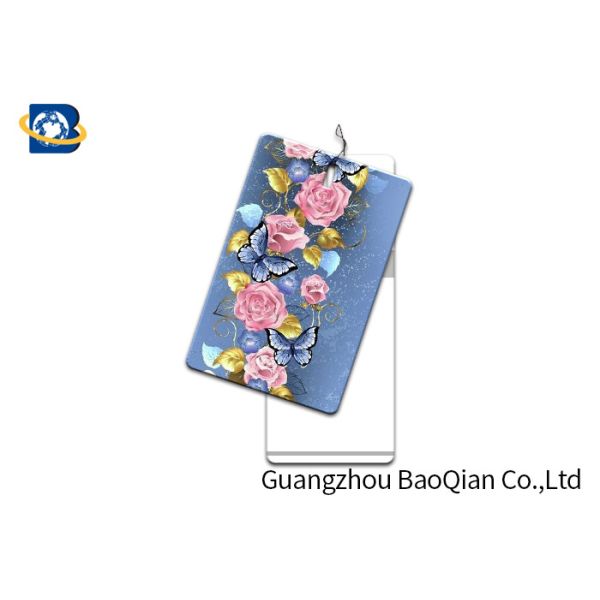 Fantastic Label Custom Printed Hang Tags 3D Lenticular Card PET / PP Printing