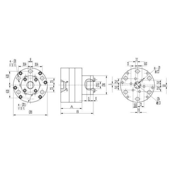 High Temperature Resistant 320℃ Hrb6 Metering Pump for Polyester Nylon Polypropylene Spinning