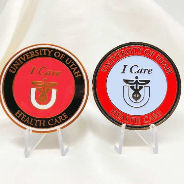 Custom Zinc Alloy Challenge Coin with Gold Plated Finish and Customized Design for Souvenirs