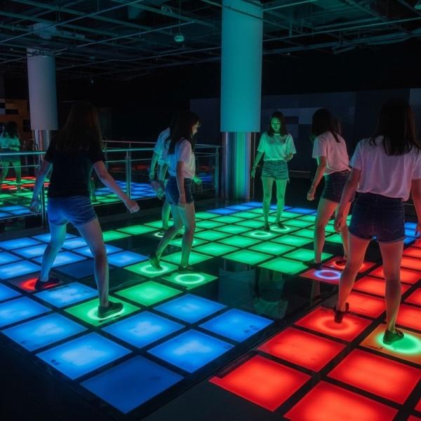 Interactive LED Floor Games - Ultimate Immersive Gaming Experience