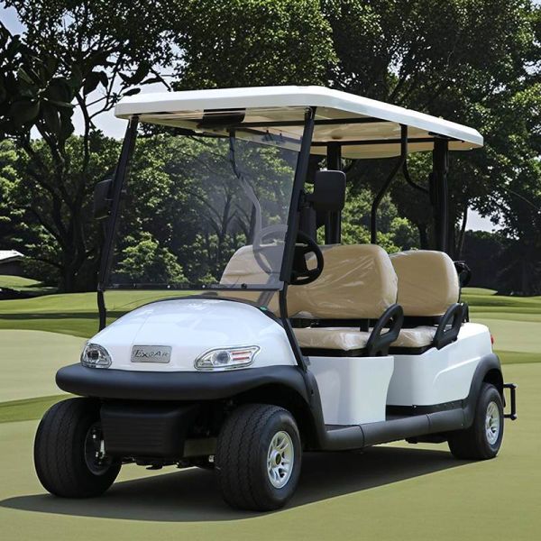Electric Golf Carts Featuring 5KW AC Motor 48V Lithium Battery and 16 to 1 Rear Axle Ratio for Smooth Driving Experience