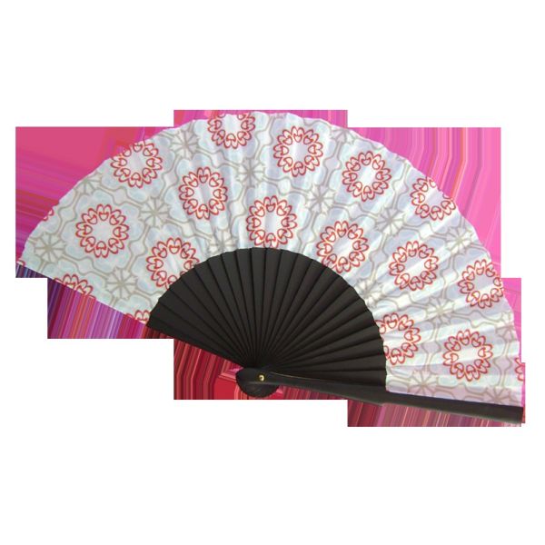 23 cm Custom Printing Wood Folding Fan Wholesale Factory Paper or Fabric Held Hand Fans