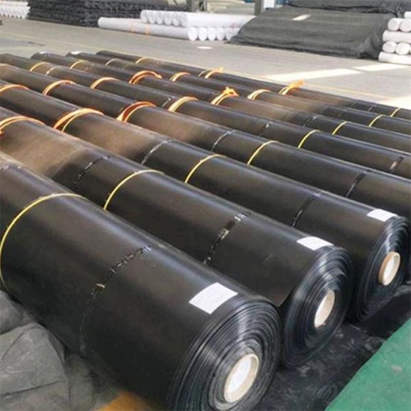 1 мм HDPE Геомембрана Рыбная прудовая подкладка водонепроницаемая прудовая подкладка 0,5 мм Черная Белая Зеленая Голубая