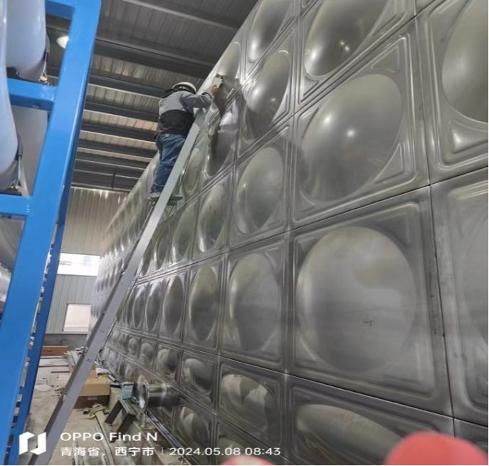 SUS304 Horizontal Sanitary Stainless Steel Mixing Tank for Food Grade Application