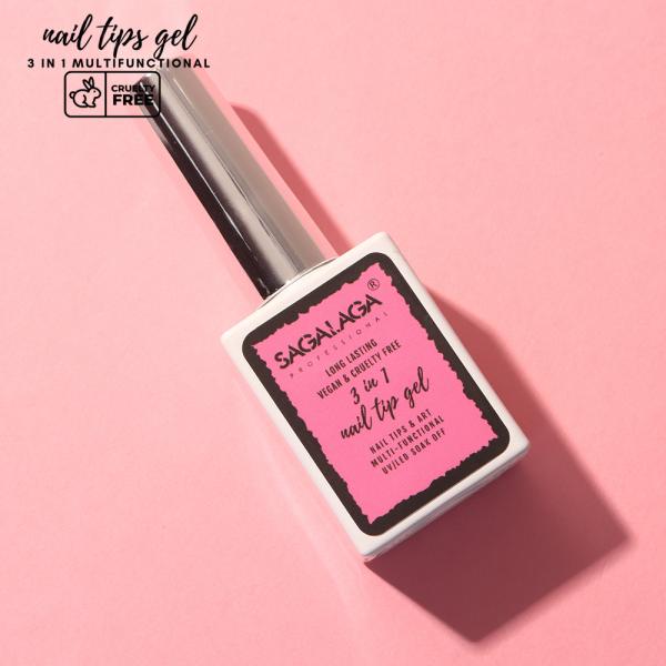 UV Gel Capacity 15ML Soft Tip Gel and Nail Soft Gel Nail Tip Set Private Logo 3 in 1 Glue Gel Polish for Building Tips