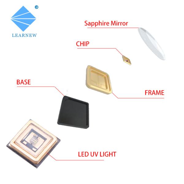 Medical Treatment UVB LED Chips 300NM 305NM 308NM 310NM 315NM 1watt