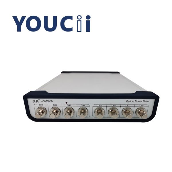 8 Channel Optical Power Meter 850nm 1310nm 1490nm 1550nm 1610nm Calibration Wavelength