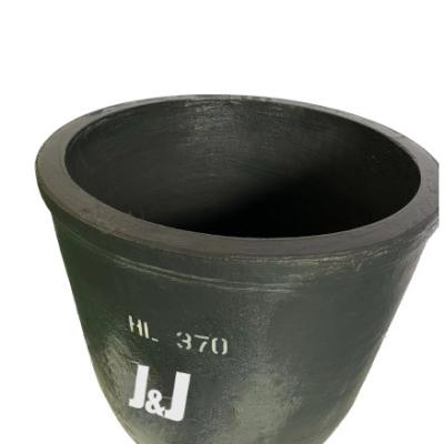 Round Silicon Carbide Graphite Crucible For Melting Aluminum Oxidation Resistant